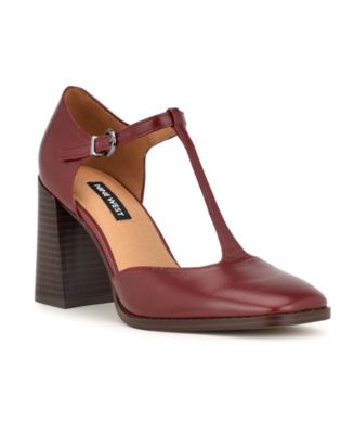 Burgundy pumps hot sale macys