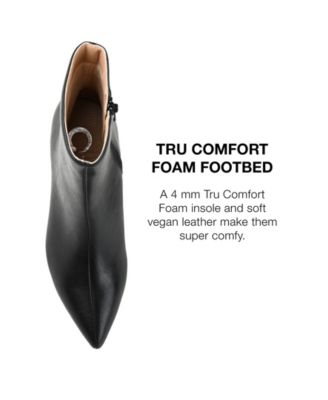 Women's Arely Kitten Heel Pointed Toe Dress Booties