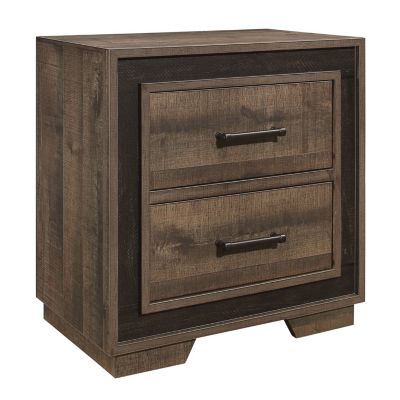 Streamdale Rustic Two-Tone Nightstand