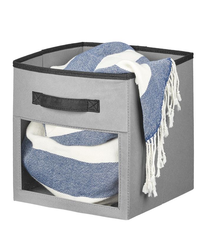 mDesign Kids Fabric Storage Organizer Cube 4 Pack Macy's