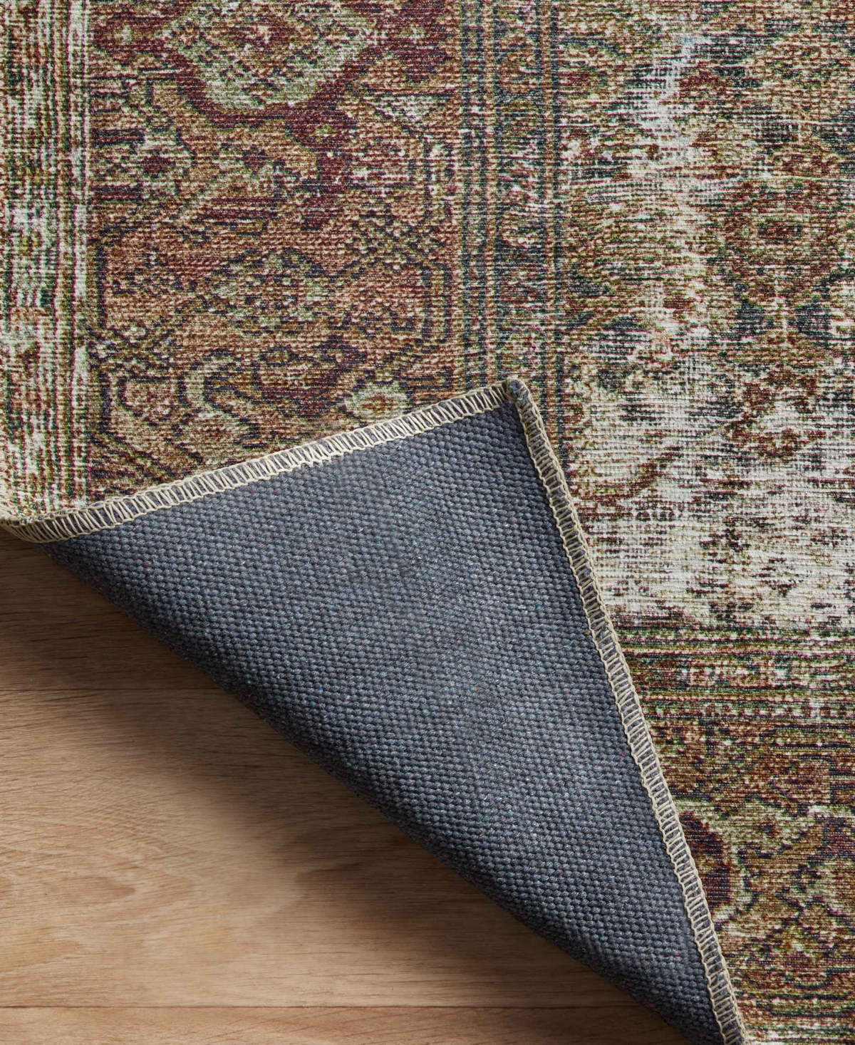 Amber Lewis Loloi Georgie Ger-07 Area Rug - Coral