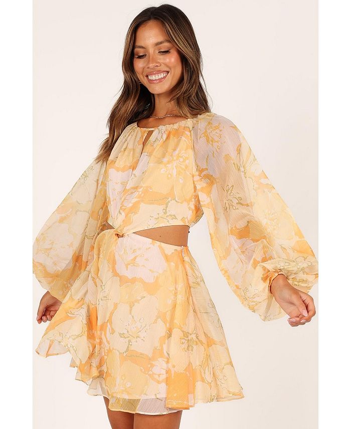 Petal and pup long sleeve dress sale