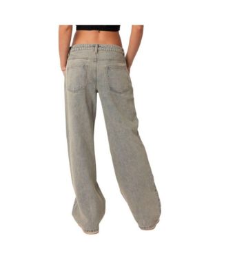 Women's Magda Low Rise Acid Wash Jeans