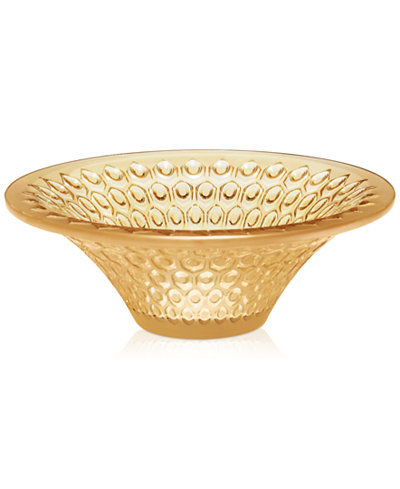 Lalique Rayon Gold Bowl