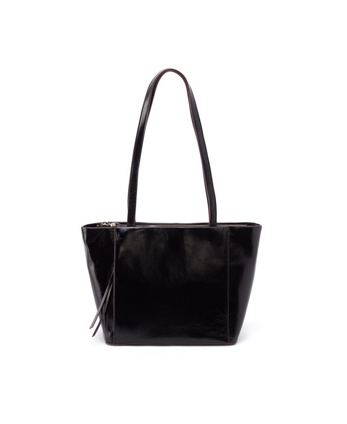 Truffle Collection zip pocket tote bag in black