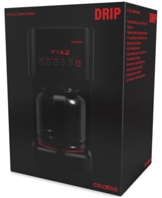 Crux CRUXGG 14-Cup Programmable Glass Carafe Coffeemaker