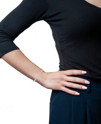 Diamond Tennis Bracelet (10 ct. t.w.) in 14k White Gold, Created for Macy's