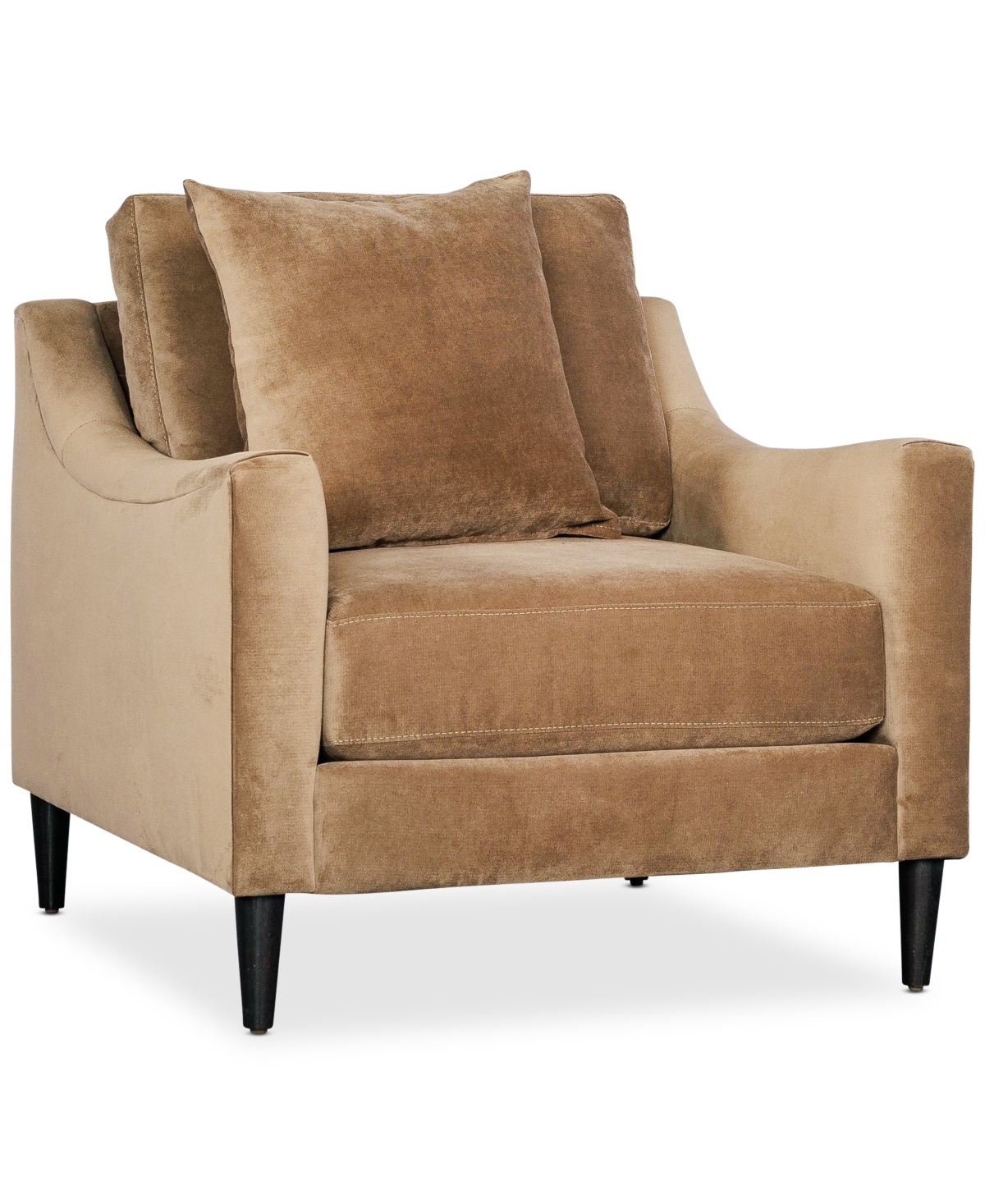 Furniture Iliza 39" Fabric Arm Chair, Created For Macy's In Taupe