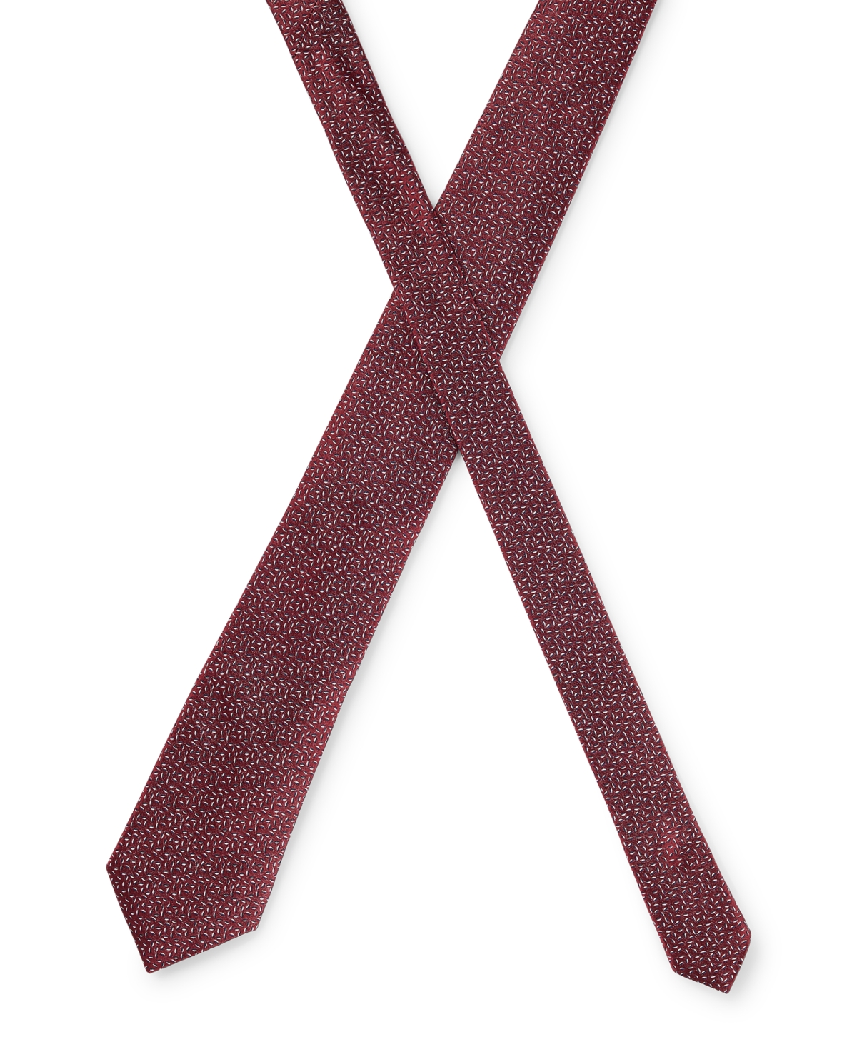 Hugo Boss Boss By  Men's Patterned Tie In Bright Red