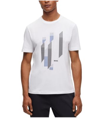 ■Hugo Boss■ Season Artwork Short Sleeve T-Shirt Regular Fi Hugo Boss Men's Seasonal Artwork T-shirt - Macy's
