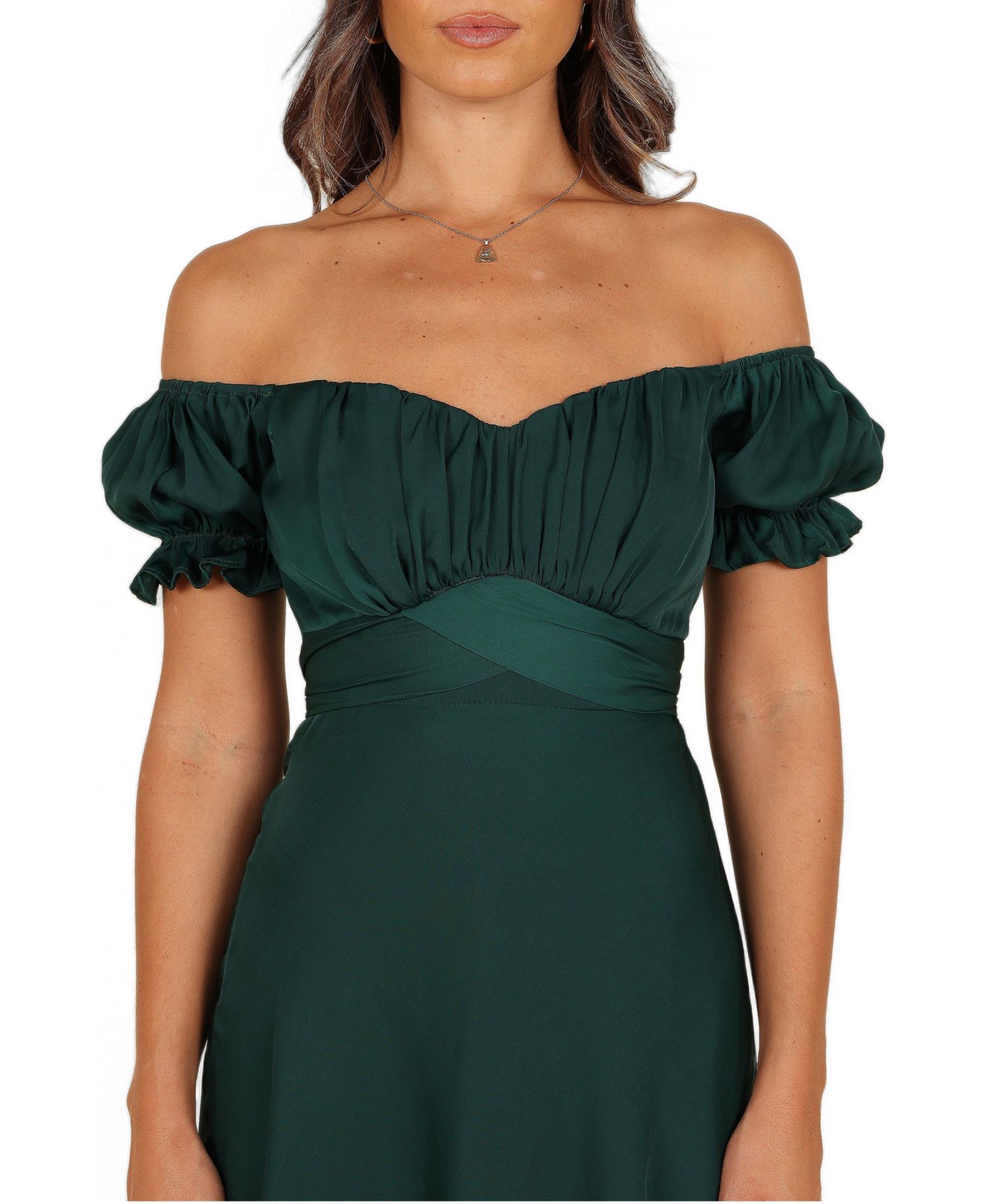 Women's Mickenna Sweetheart Frill Midi Dress
