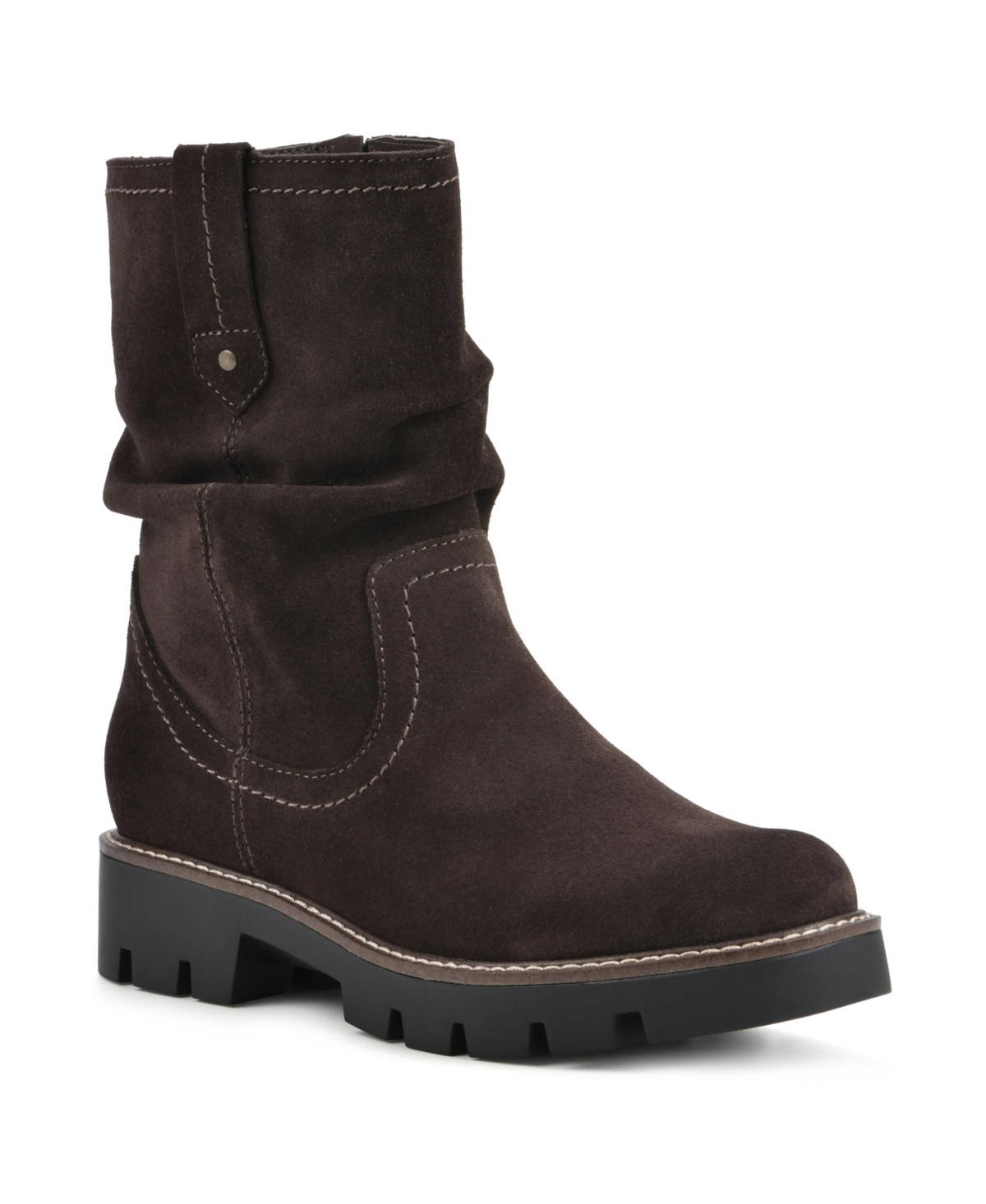 Women's Glean Lug Sole Mid Shaft Boots - Brown Suede