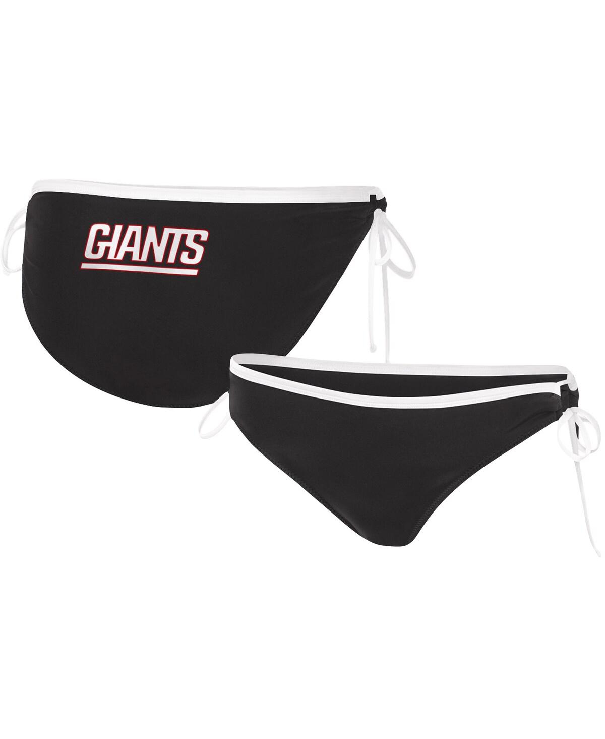 Shop G-iii 4her By Carl Banks Women's  Black New York Giants Perfect Match Bikini Bottom