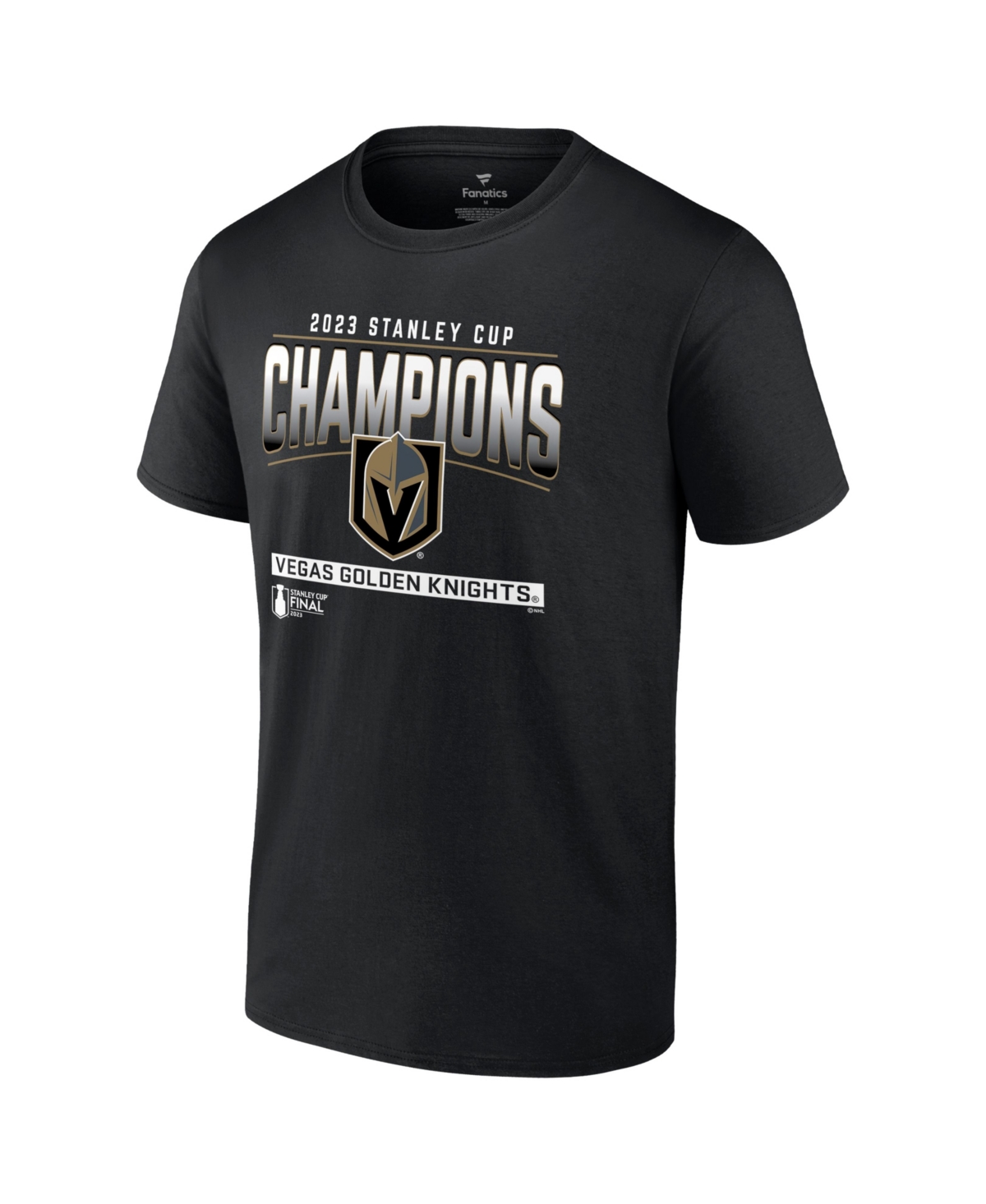 Fanatics Men's  Black Vegas Golden Knights 2023 Stanley Cup Champions Signature Roster T-shirt In Black