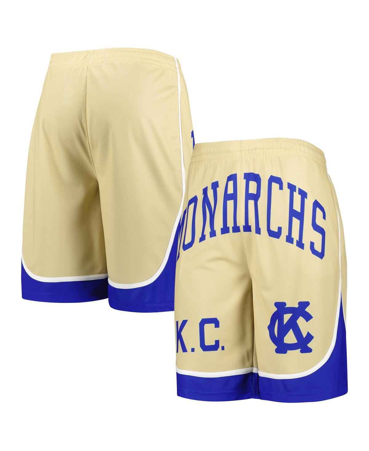 Shop Stitches Men's  Cream Kansas City Monarchs Shorts