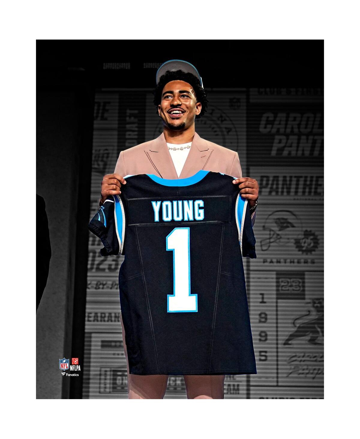 Fanatics Authentic Bryce Young Carolina Panthers Unsigned Draft Night Photograph In Multi