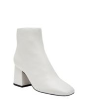 White sales flat booties