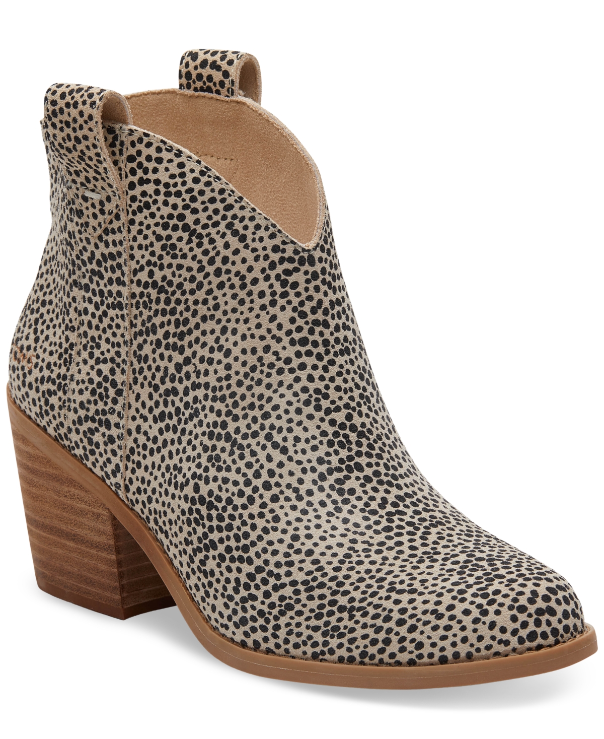 TOMS WOMEN'S CONSTANCE PULL ON WESTERN BOOTIES