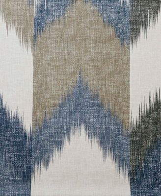 Alpine  Chevron Stripe Cotton Shower Curtain, 72" x  72"