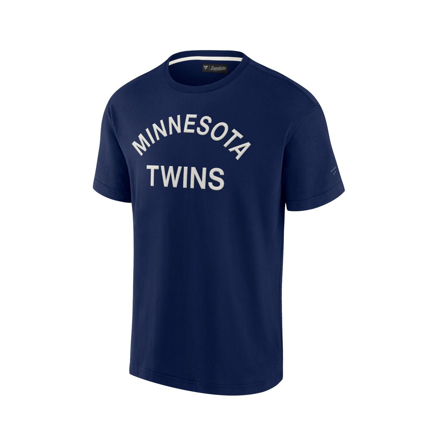 Футболка Fanatics Signature Navy Minnesota Twins Super Soft Short Sleeve — фото 4