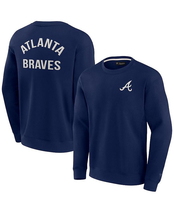 Fanatics Atlanta Braves Shirt Womens XXL Blue Long-Sleeve Graphic