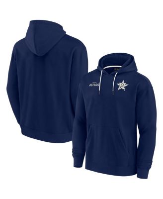 Men's and Women's Navy Houston Astros Super Soft Fleece Pullover Hoodie