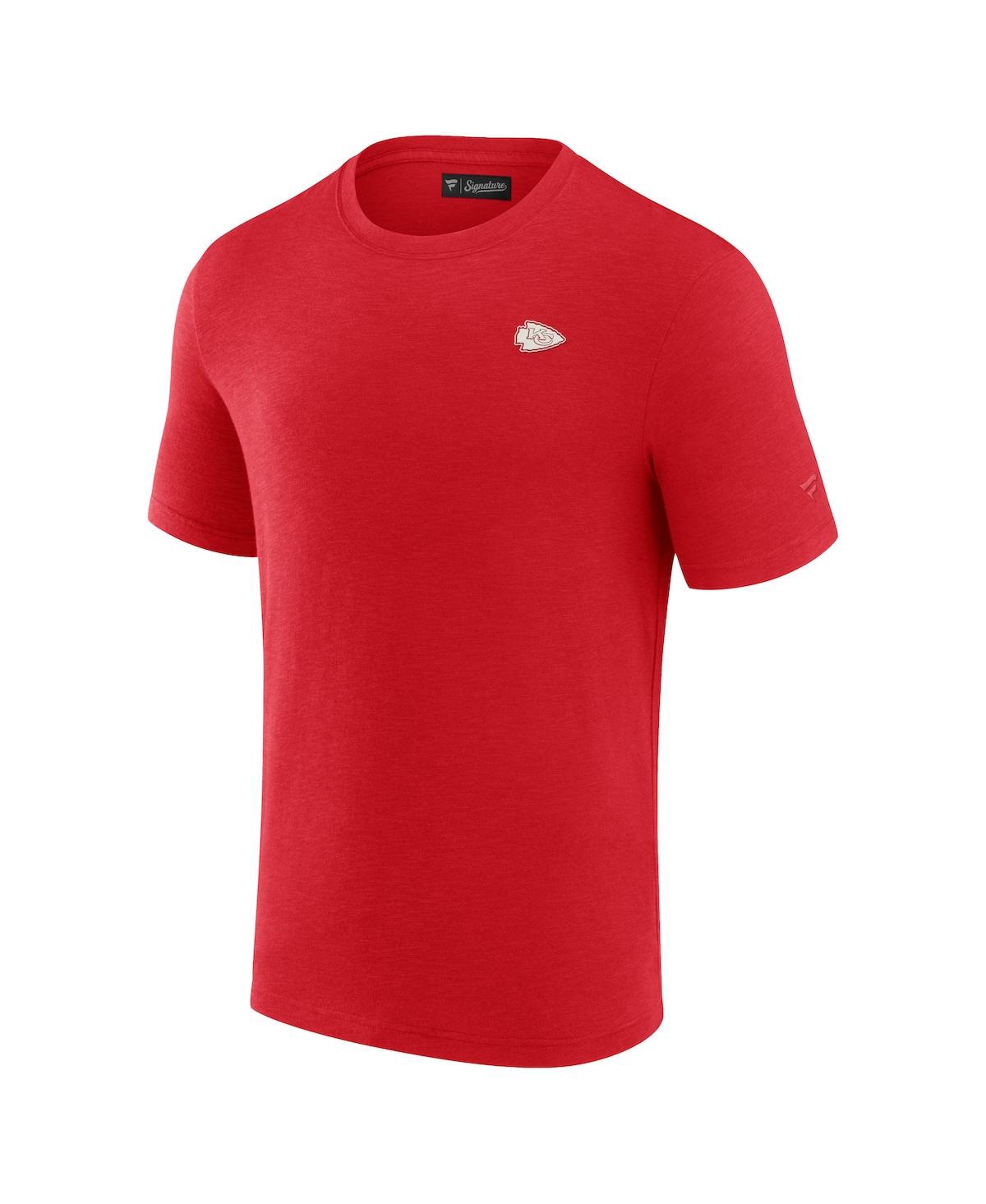 Fanatics Signature Men's  Red Kansas City Chiefs Modal Short Sleeve T-shirt In Red