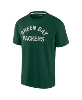 Men's and Women's Green Green Bay Packers Super Soft Short Sleeve T-shirt