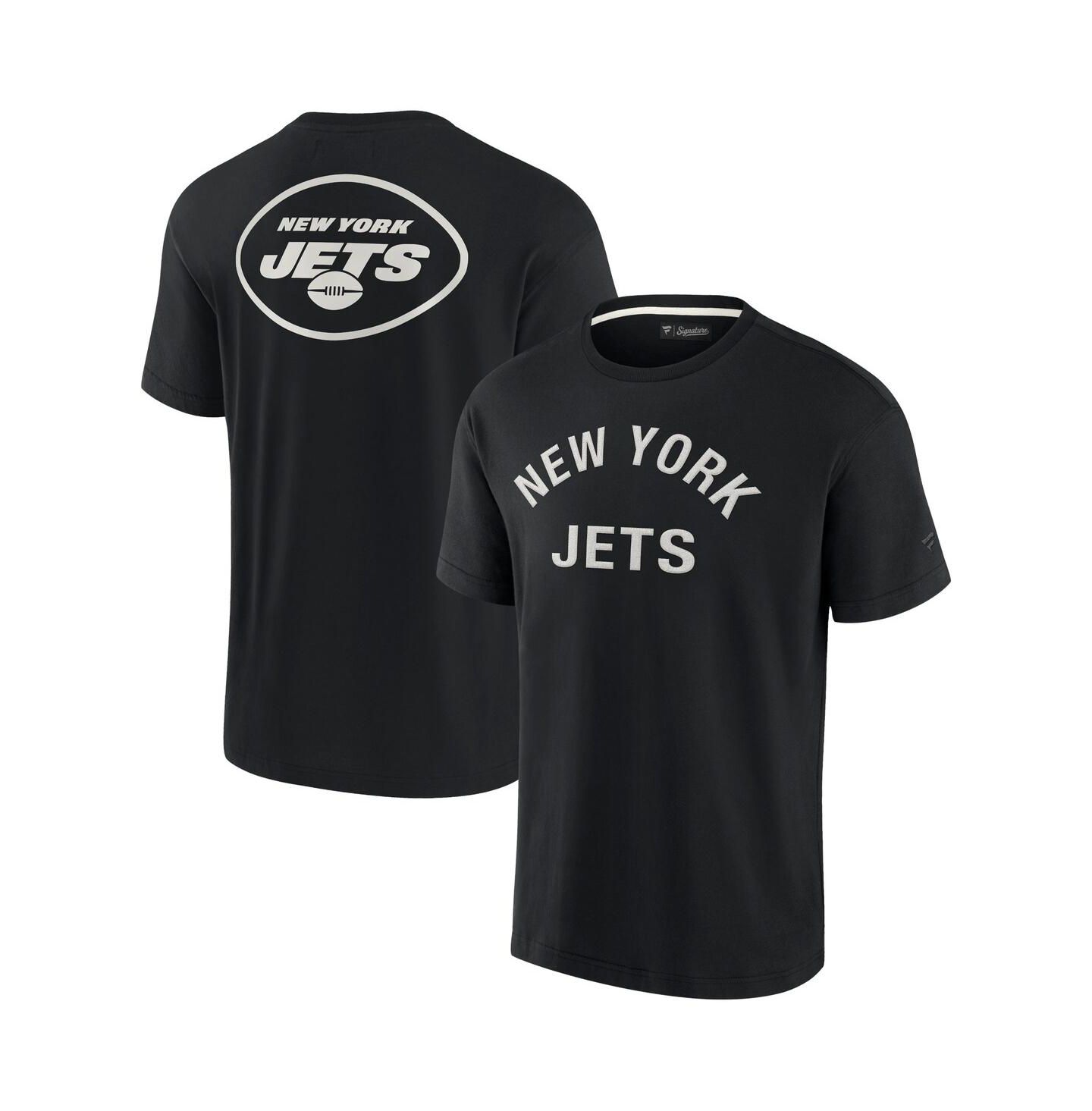 Футболка Fanatics Signature Black New York Jets Super Soft Short Sleeve — фото 3