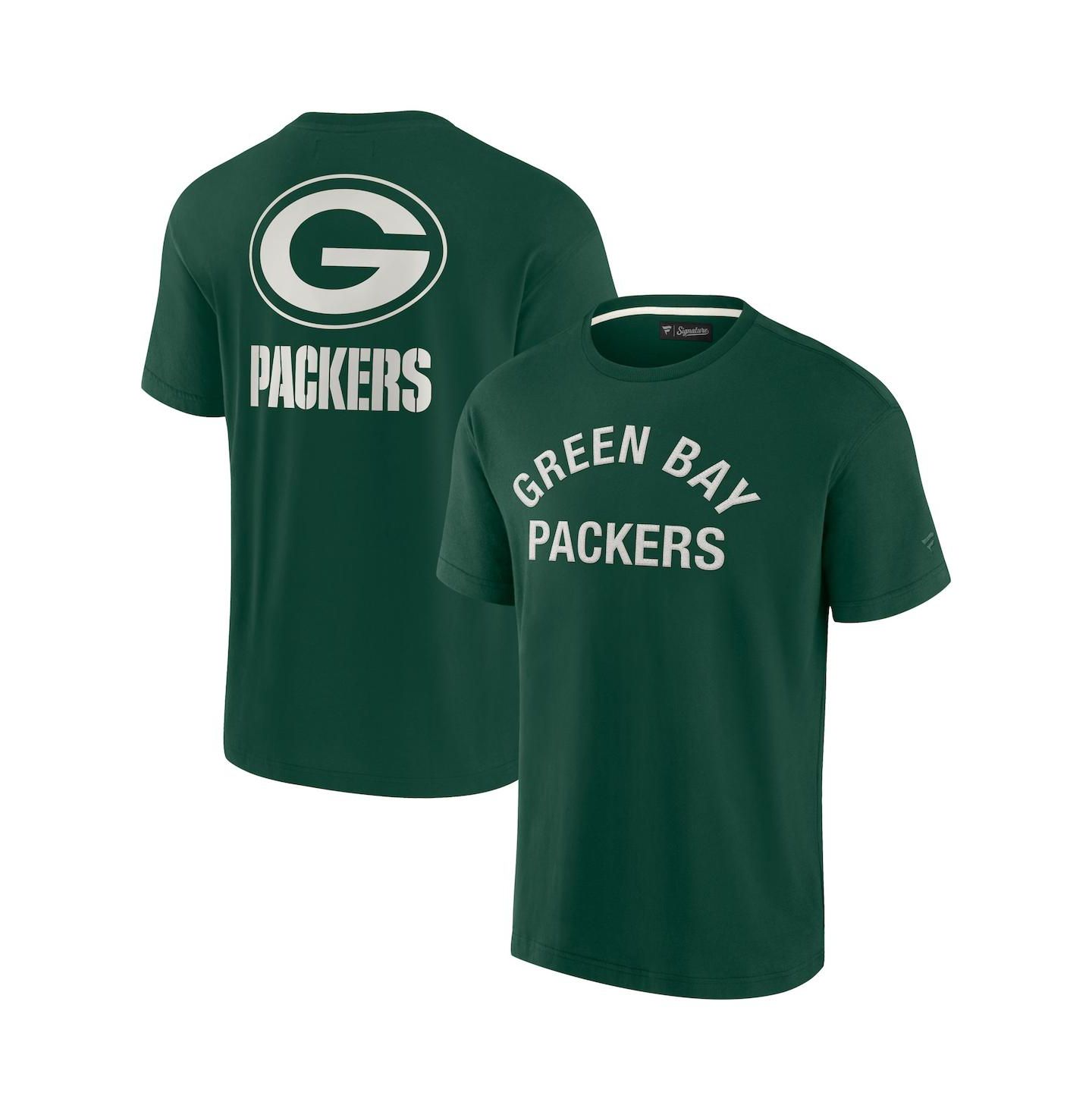 Футболка Fanatics Signature Green Green Bay Packers Super Soft Short Sleeve — фото 1