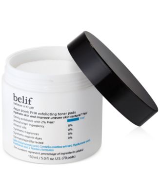 Belif Aqua Bomb PHA Exfoliating Toner Pads, 70 pads