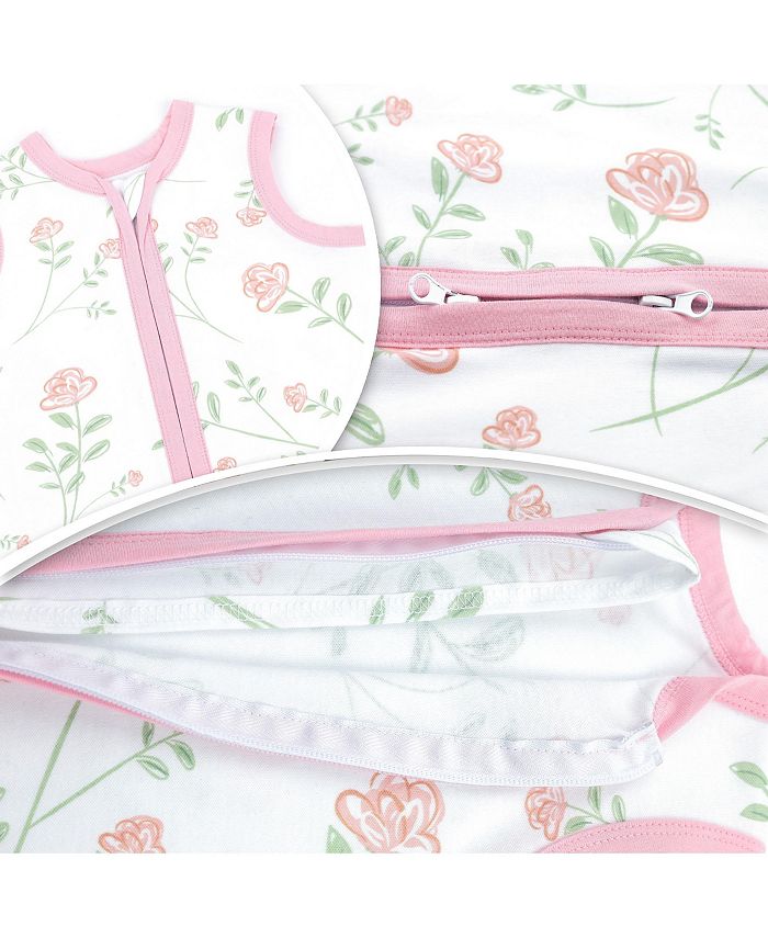 Bublo Baby Baby Wearable Blanket, Cotton Sleep Sacks, 2 Pack Unisex