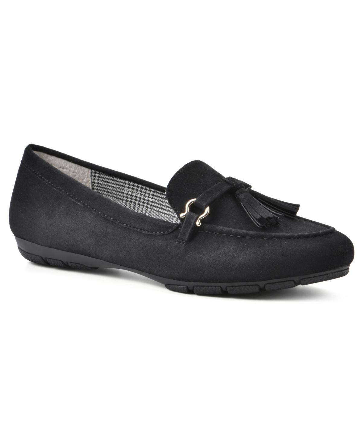 Cliffs by White Mountain Women's Gush Strap Detail Loafer - Suedette