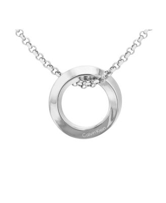 Women's Silver-Tone Stainless Steel Chain Necklace
