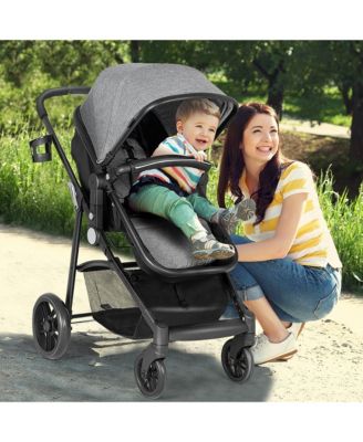 Baby 2 In 1 Foldable Stroller Travel Newborn