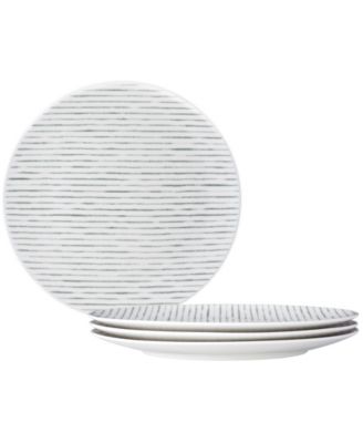 Hammock Stripes Coupe Dinner Plates, Set of 4