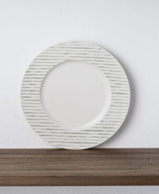 Hammock Stripes Rim Salad Plates, Set of 4