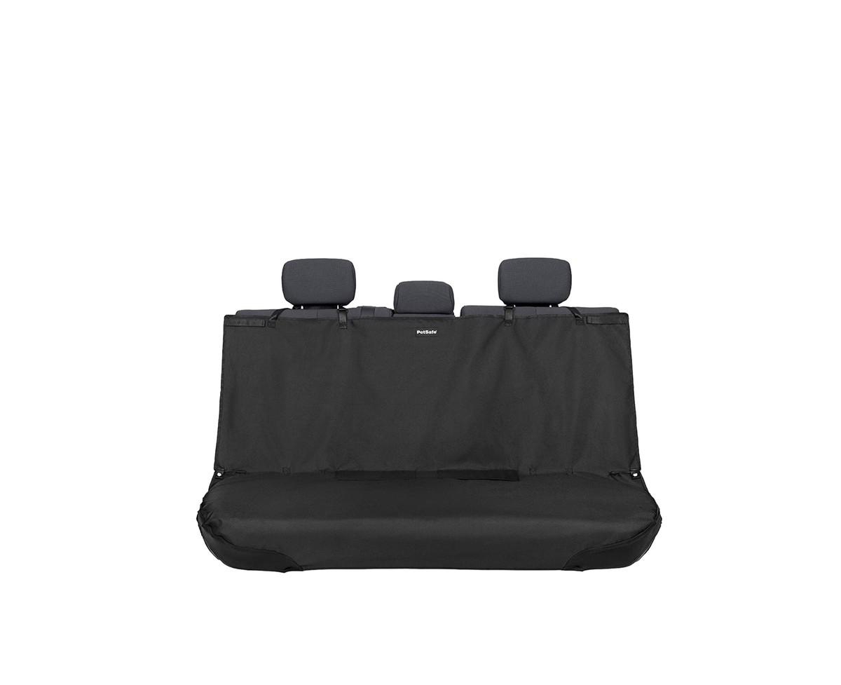 Happy Ride Waterproof Bench Seat Cover for Dogs, Black - Black