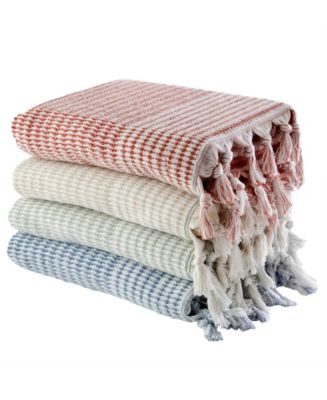 SKL Home Long Borough Turkish Cotton Bath Towel, 54" x 28"
