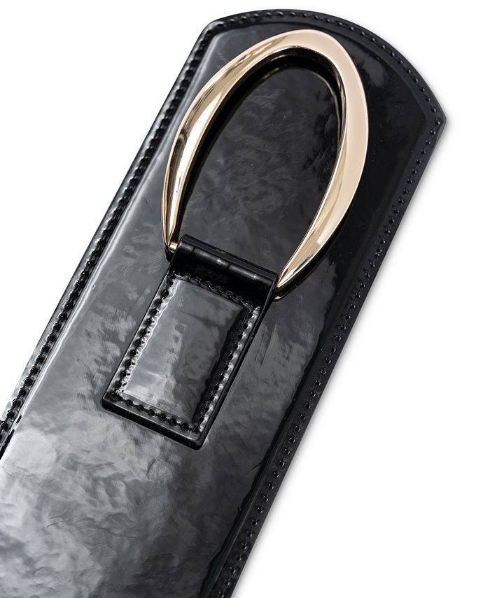 I.N.C. International Concepts Women's Interlocking Hook Stretch Belt