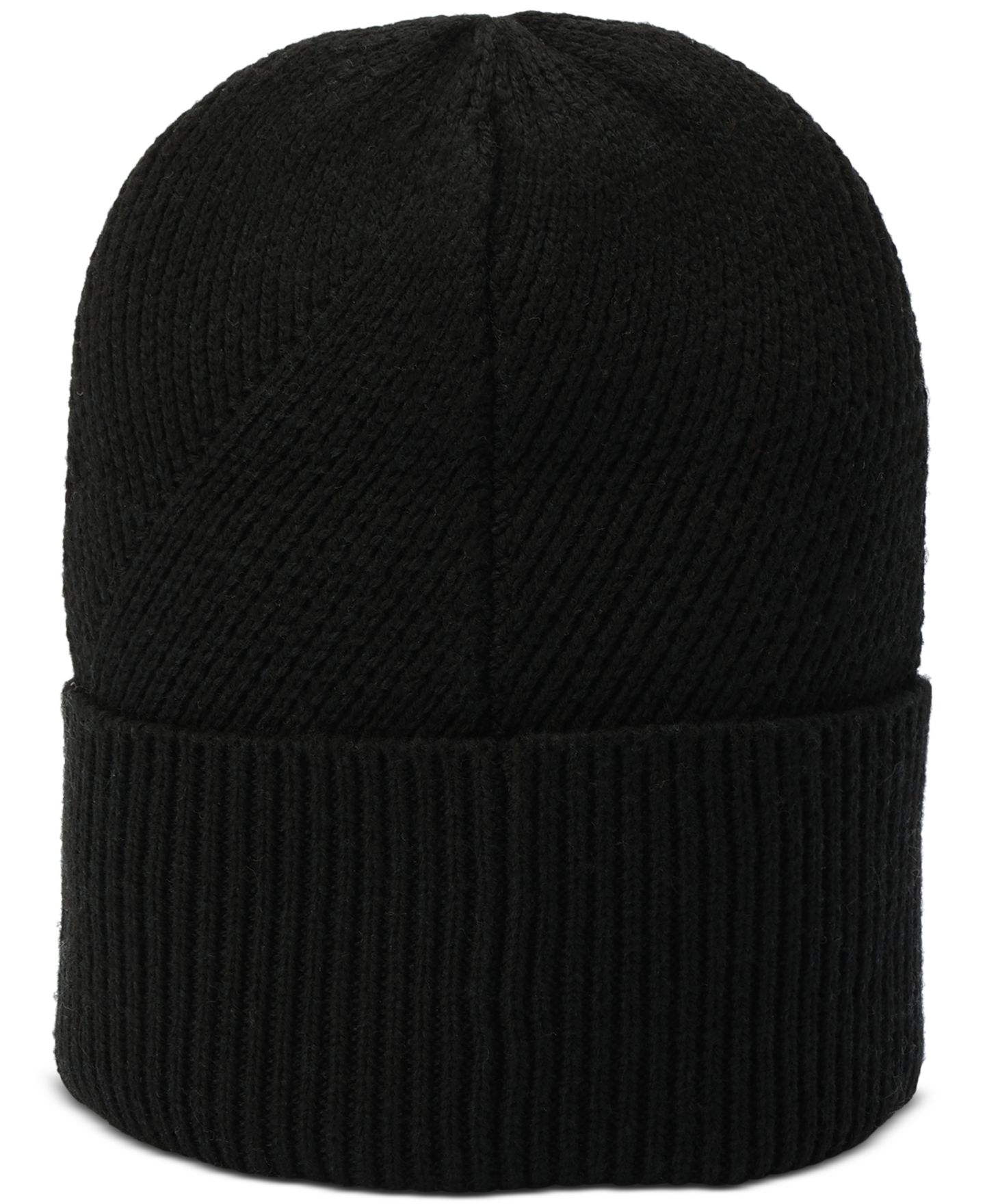 Мужская шапка Calvin Klein Side Transfer Cuff Beanie, цвет: Чёрный — фото 2