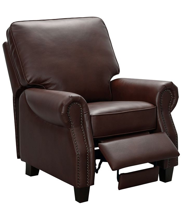 Abbyson Living Casey Leather Pushback Recliner Macy's