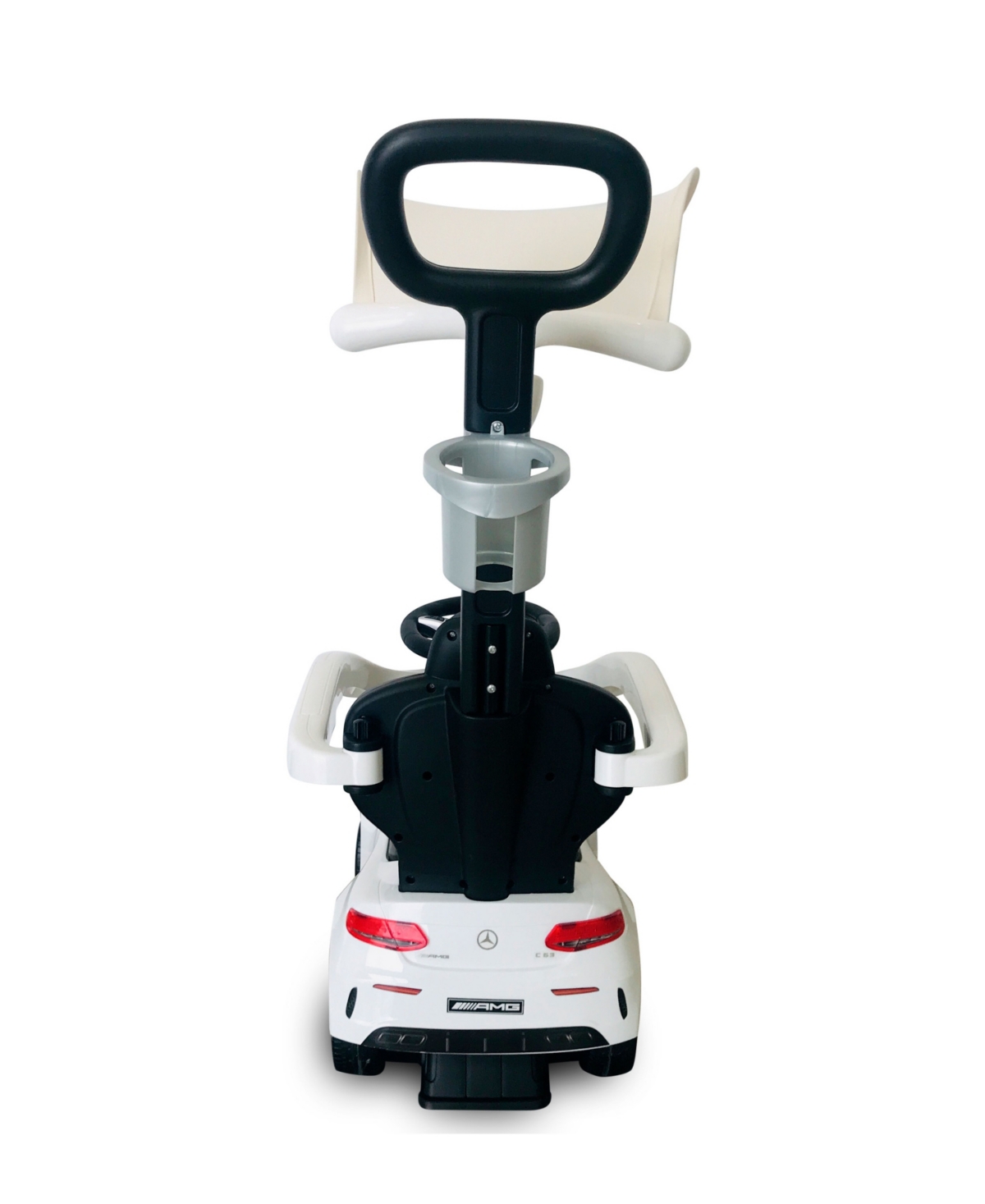Shop Best Ride On Cars Mercedes C63 3-in-1 Cup Holder Push Car In White