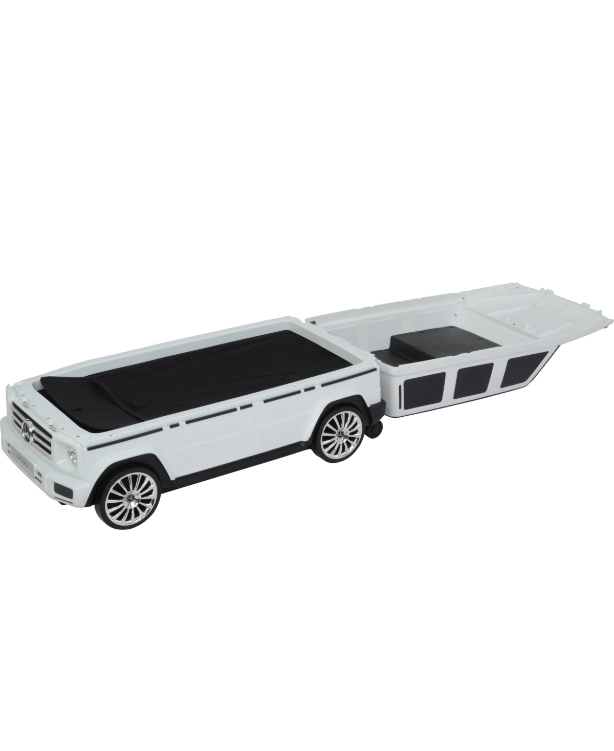 Shop Best Ride On Cars Mercedes G Class Suitcase Push Car In White