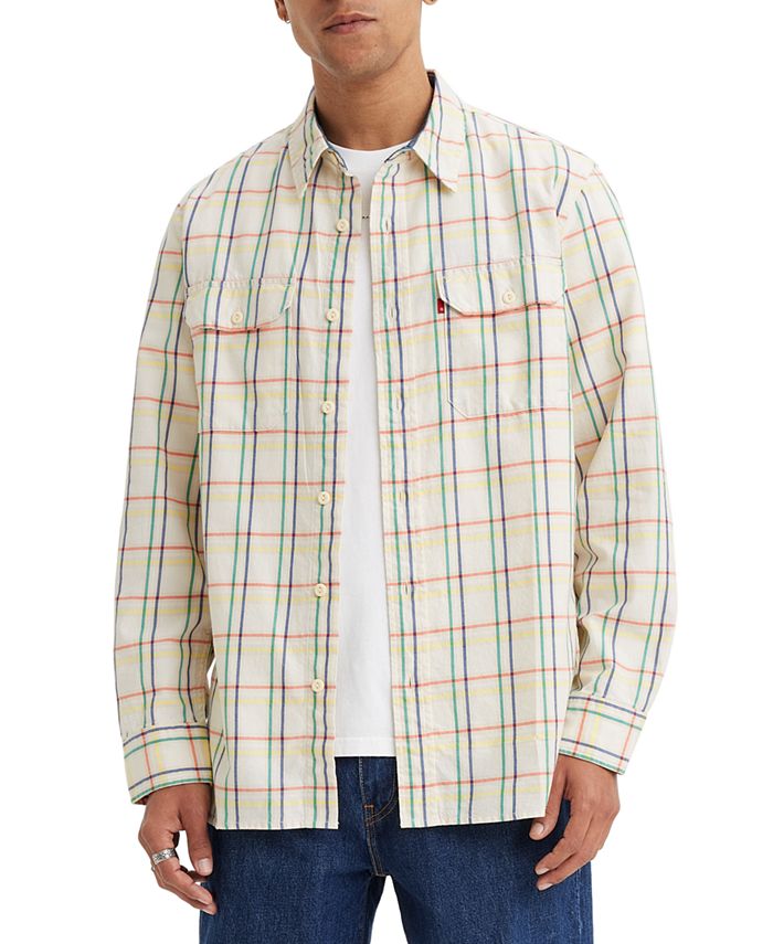 Levi's Men's Worker Relaxed-Fit Button-Down Shirt - Macy's