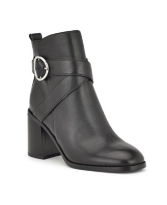 Nine West Women's Needyou Round Toe Block Heel Dress Booties - Macy's