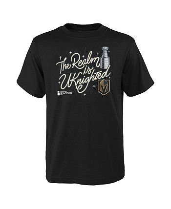 Toddler Fanatics Branded Black Vegas Golden Knights 2023 Stanley Cup Champions Celebration T-Shirt