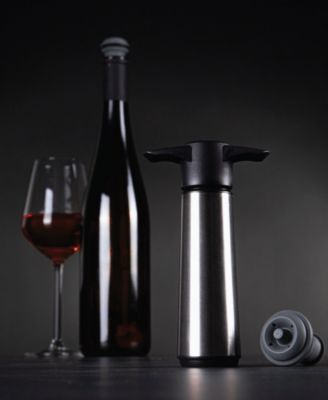 Stainless Steel Wine Saver Pump with 2 Stoppers
