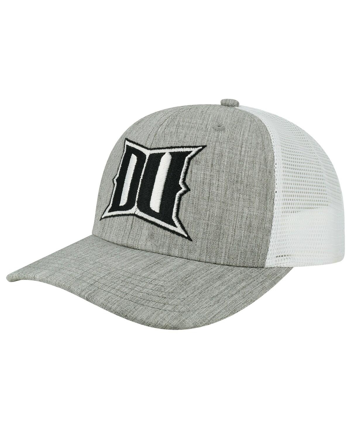 Shop Legacy Athletic Men's  Heather Gray, White Drexel Dragons The Champ Trucker Snapback Hat In Heather Gray,white