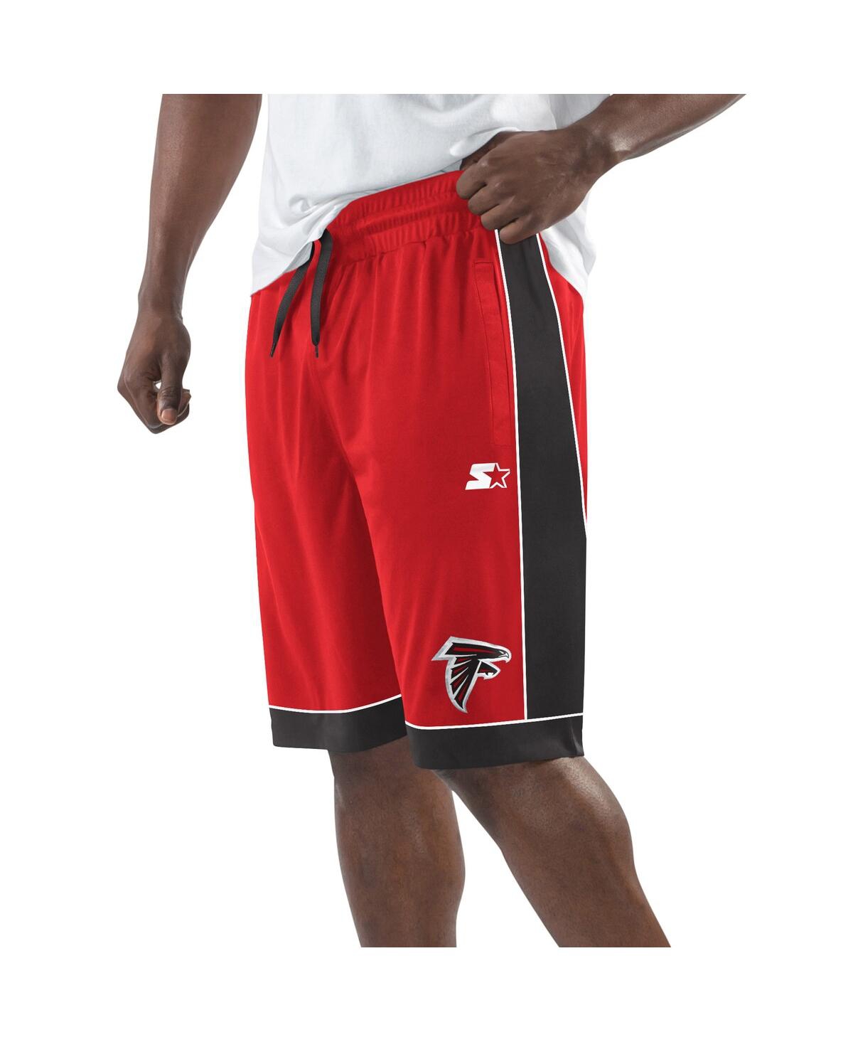 Shop Starter Men's  Red Atlanta Falcons Throwback Fan Favorite Shorts